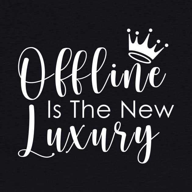 Social Media Detox - Offline is the new Luxury by Purple Wings Art Studio